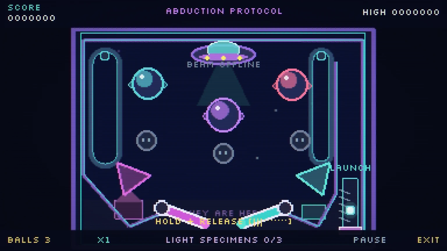 Abduction Protocol pinball