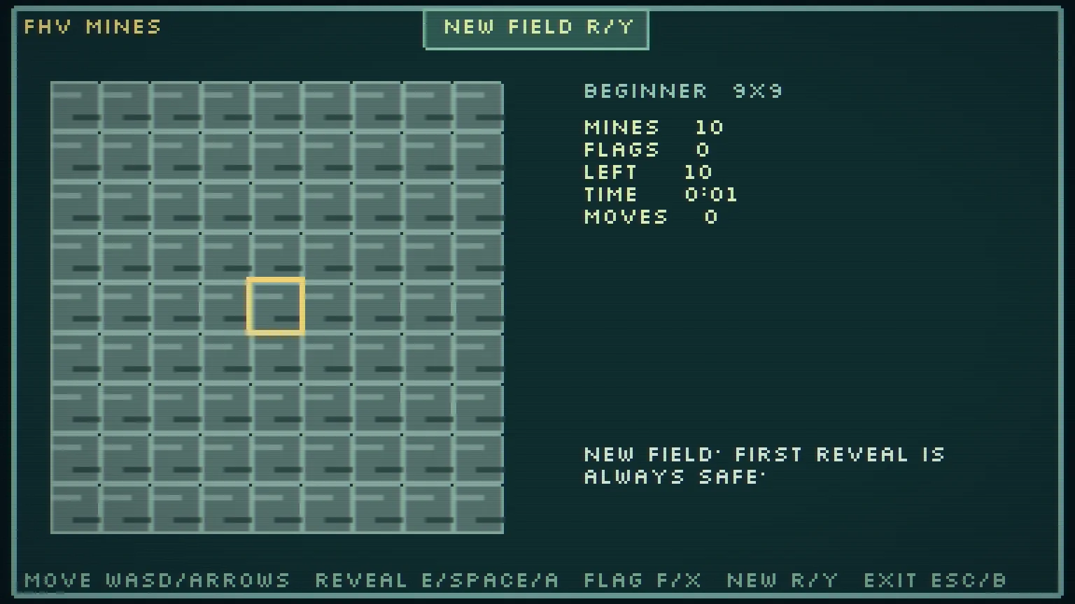 FHV Mines on the store computer