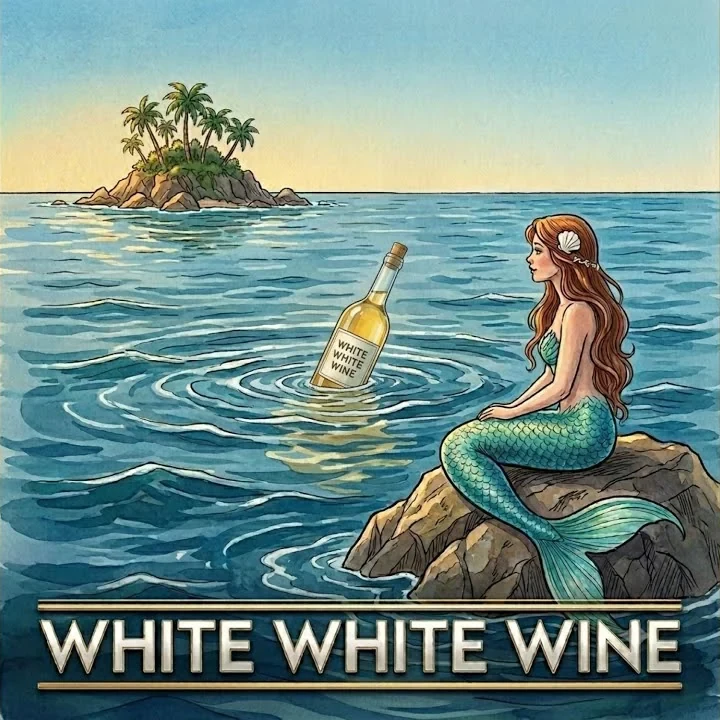 White White. Wine cover